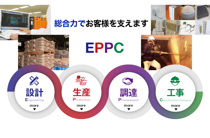 総合力でお客様を支えます EPPC