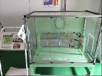 高圧エアホース暴れ再現装置