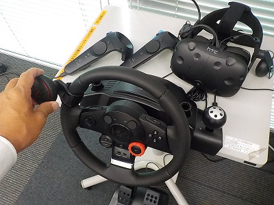 フォークリフトVR危険体感装置